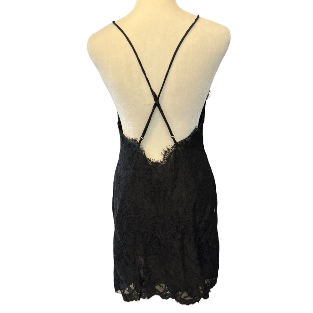 Vintage 90s Victoria’s Secret Collection Black Lace Robe Set RARE Small Batch - Picture 5 of 14